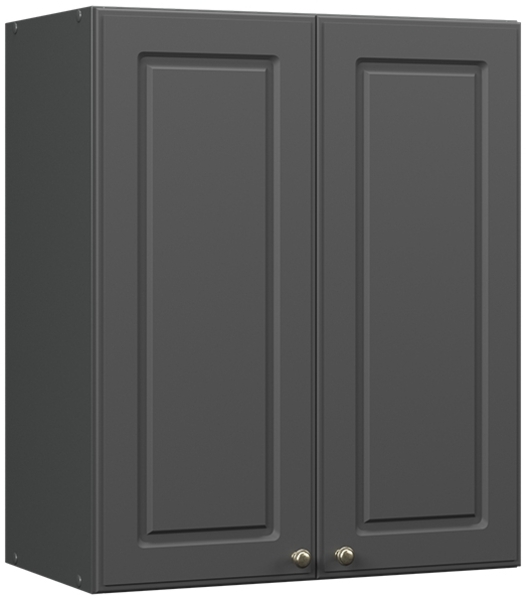 Hängeschrank Fame-Line Anthrazit-Gold Landhaus 60 cm Vicco