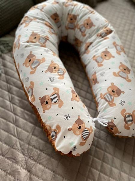 Loolay Stillkissen Waffelpique MINKY Seitenschläferkissen Schwangerschaftskissen Kissen, Attmungsaktive WAFFEL o. angenehm MINKY + GLATT Baumwolle WEICH Stillkissen LOOLAY®, 170 cm Stillkissen + abnehmbar BEZUG, 100% Europäische Stoffe und Kleinserien-...