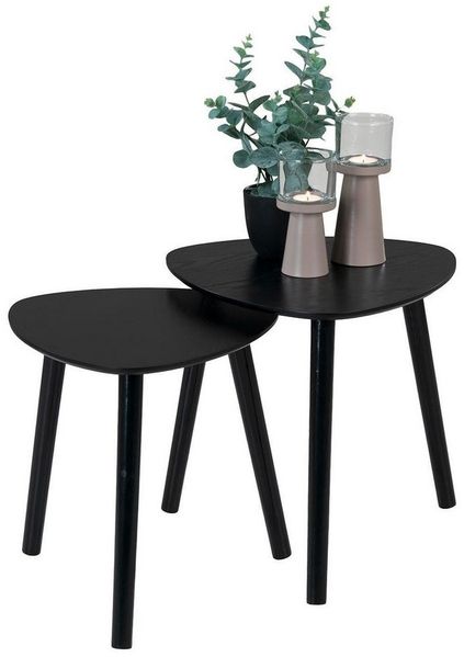 Beistelltisch 2er-Set Svenja / 300.001748, Schwarz