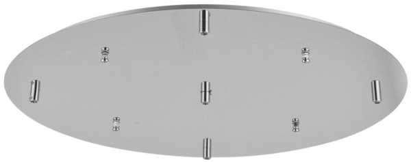 s.luce Modular Hängeleuchten-Baldachin 3-flammig oder 5-flammig Chrom Bild 1