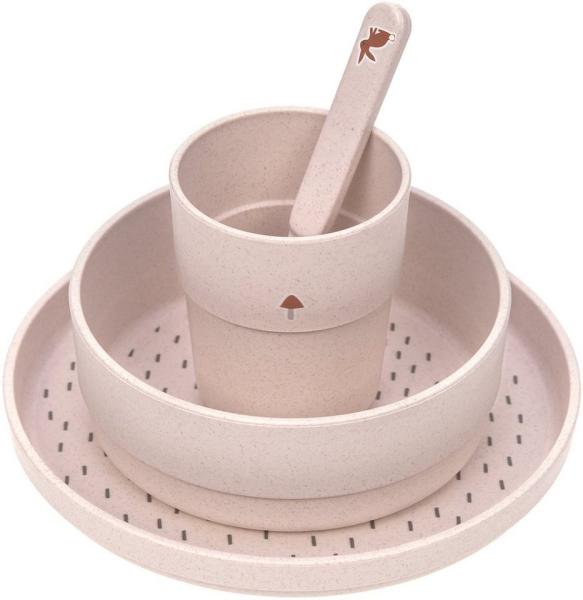 Lässig Geschirr-Set 'Little Forest Rabbit' 4-tlg., Polypropylen rosa, 22,7 x 26 x 7,20 cm