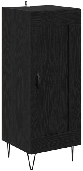 vidaXL Highboard Schwarz Eichen-Optik 69,5 x 34 x 180 cm Holzwerkstoff 3402733 Bild 5