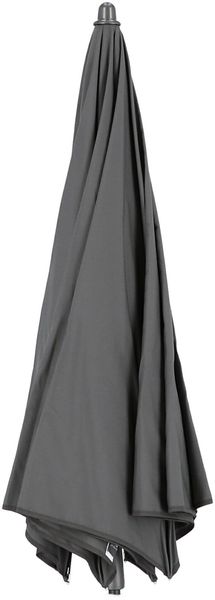 Sonnenschirm Ravenna Polyacryl, modern mit Knickelement, Edition Grau, Metallgestell, Outdoor