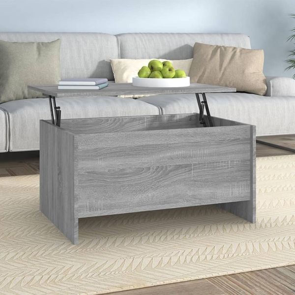 vidaXL Couchtisch Grau Sonoma 80x55,5x41,5 cm Holzwerkstoff 819270