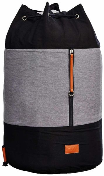 Wäschesack ROADIE Black / Grey auch als Rucksack verwendbar, von Karup