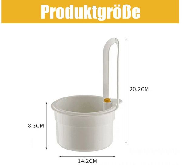 TUWENA Küchensieb 2 Stück Sieb für Spülbecken, Abnehmbare Silikon Waschbecken Sieb, Snap-Button Abtropfkorb für Spülbecken, für Waschen/Organizer in Küche