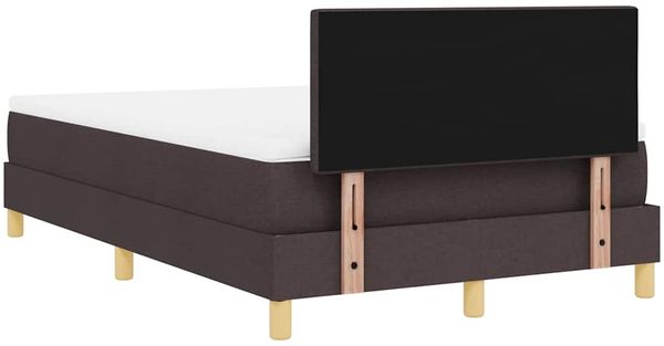 vidaXL Boxspringbett mit Kissen Dunkelbraun 120 x 200 cm Stoff 3338912 Bild 9