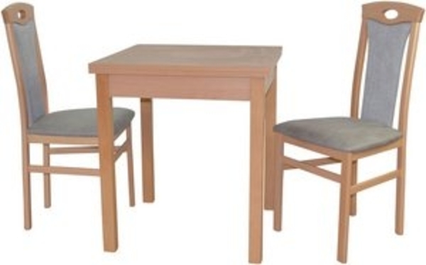 HOFMANN LIVING AND MORE Essgruppe 3tlg. Tischgruppe, (Spar-Set, 3-tlg, 3tlg. Tischgruppe), Stühle montiert Bild 6