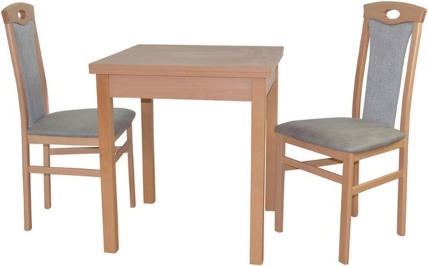 HOFMANN LIVING AND MORE Essgruppe 3tlg. Tischgruppe, (Spar-Set, 3-tlg, 3tlg. Tischgruppe), Stühle montiert Bild 4