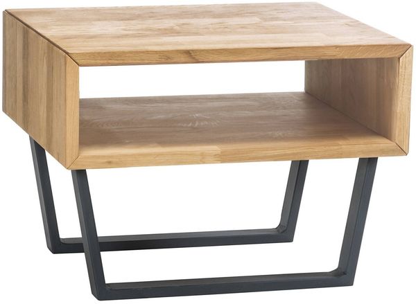 Jose Tische braun Eiche Massivholz 41cm x 50cm x 36cm