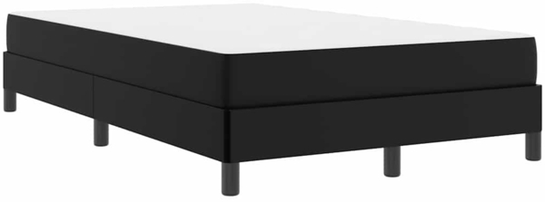 vidaXL Bettrahmen mit Matratze Schwarz 120 x 200 cm Stoff 3398623
