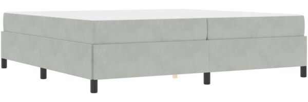 vidaXL Bettrahmen Hellgrau 200 x 200 cm Stoff 3399084 Bild 4