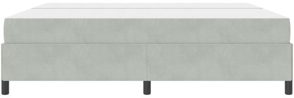 vidaXL Bettrahmen Hellgrau 200 x 200 cm Stoff 3399084 Bild 6
