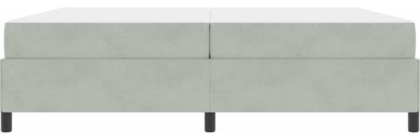 vidaXL Bettrahmen Hellgrau 200 x 200 cm Stoff 3399084 Bild 5