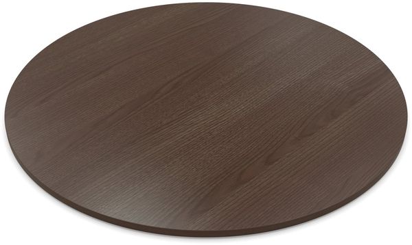 Dekor Spanplatte 19mm Tischplatte rund melaminharzbeschichtet Eiche Piemont Mokka R20020 mit ABS - Größe 60 x 60 cm - Höhe 1,9 cm - Farbe Eiche Piemont Mokka