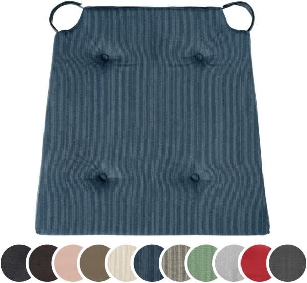 sleepling Stuhlkissen Sitzkissen, für Indoor und Outdoor, mit Klettverschluss, langlebig und abriebfest