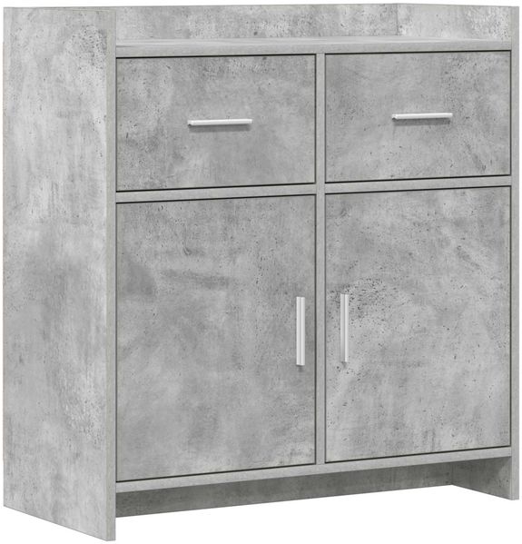 vidaXL Sideboard Betongrau 75 x 36 x 80 cm Holzwerkstoff 8011118