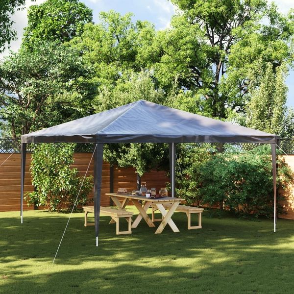 vidaXL Profi-Partyzelt 4×4 m Anthrazit 90 g/m² 48508