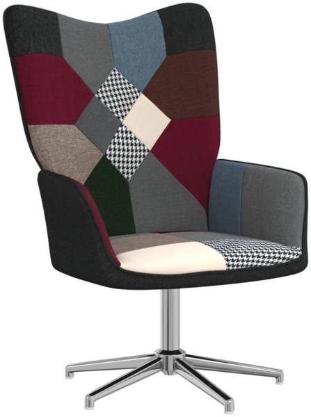 vidaXL Relaxsessel Patchwork Stoff, Drehbar [328201]