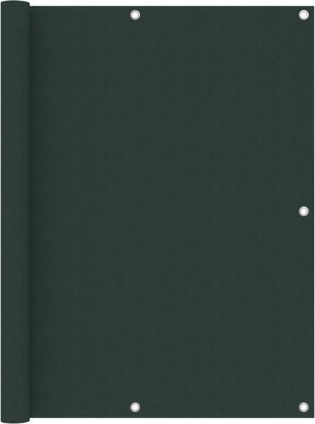 vidaXL Balkon-Sichtschutz Dunkelgrün 120x400 cm Oxford-Gewebe 135005