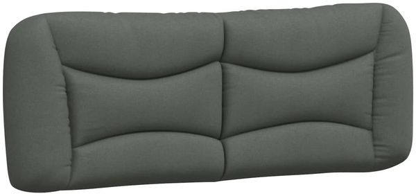 vidaXL Bettgestell ohne Matratze "Hvar" Dunkelgrau 140x190 cm Stoff 3207766 Bild 8
