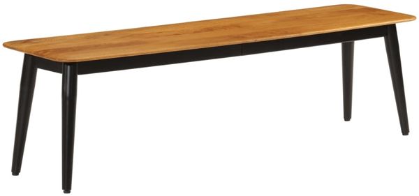 vidaXL Sitzbank 160x40x45 cm Massivholz Mango und Eisen 356979