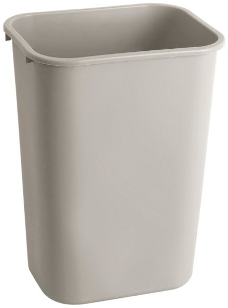 Mülleimer Rubbermaid grau PE 39 l rechteckig