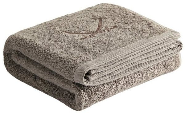 Sansibar Sylt Duschtuch Sansibar Sylt Badetuch Saunatuch Frottier-Serie „Classic“, mit hochwertiger Sansibar Säbel-Stickerei