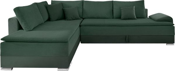 INOSIGN Ecksofa Night & Day L-Form, mit Boxspring Bettfunktion 180x200 cm, Dauerschläfer