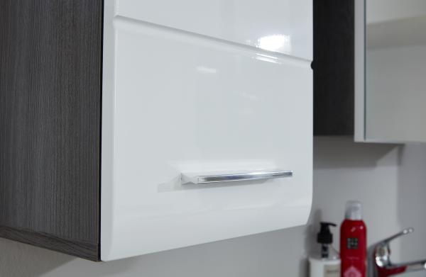 Waschbeckenunterschrank 'LINE', weiß/Rauchsilber Bild 10