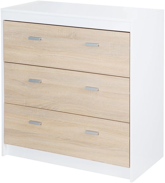 roba Wickelkommode 'Gabriella' - abnehmbarer Wickelansatz - Wickelhöhe 90 cm - Weiß / Eiche Bild 3