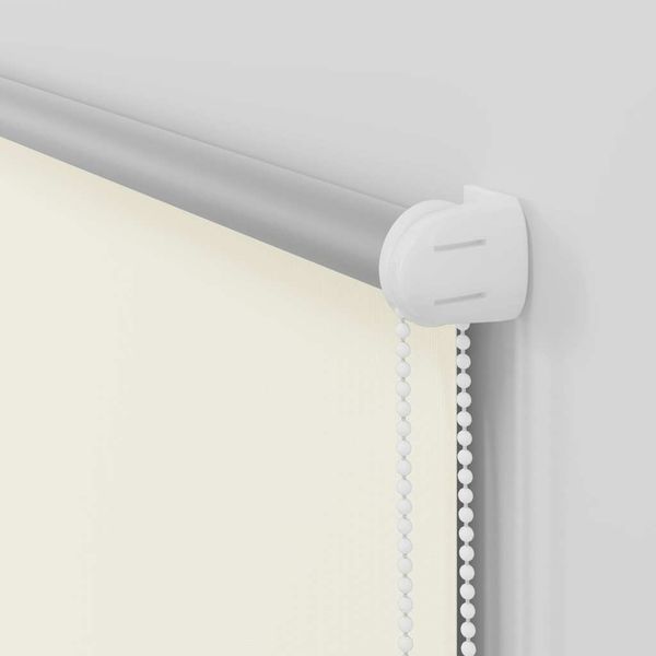vidaXL Verdunkelungsrollo Cremeweiß 115x210cm Stoffbreite 110,7cm 4011703 Bild 11