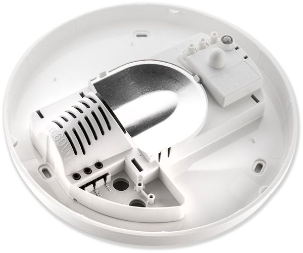 Steinel Innenleuchte RS 16 L S weiß, E27, max. 60 W, Deckenleuchte mit 360° Bewegungsmelder, 3-8 m Reichweite, Glashaube Bild 5