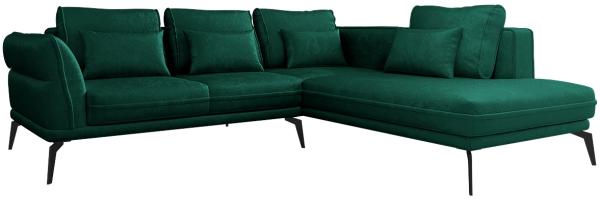 Ecksofa Bakira (Farbe: Monolith 37, Seite: Rechts 2R-OT)