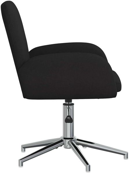 vidaXL Drehstühle 4 Stk. 54 x 58 x 90 cm Schwarz Stoff 3428305 Bild 4