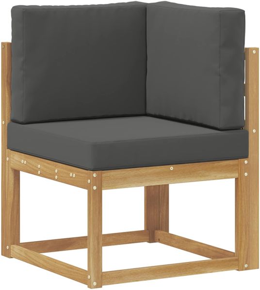 vidaXL Outdoor-Sofagarnitur mit Kissen 9 pcs Weiß und Anthrazit 3388231 Bild 4