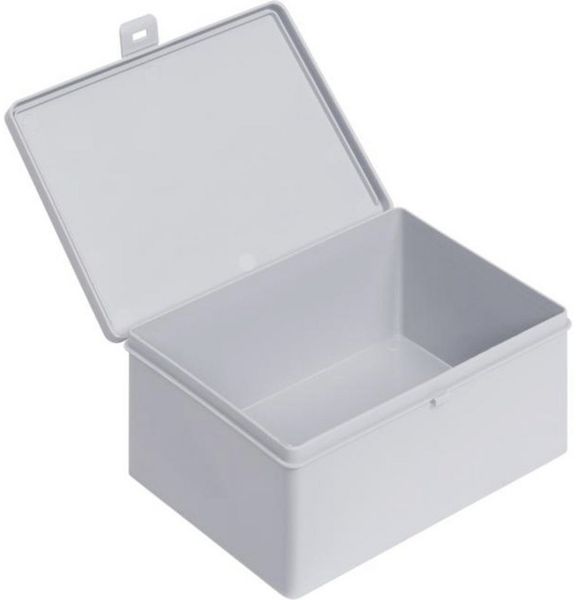 ALUTEC München Aufbewahrungsbox Alutec 66019 Scharnierdose (L x B x H) 180 x 140 x 80 mm Grau 1 St.
