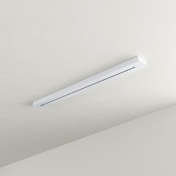 s.luce Modular Balken Baldachin mehrflammig Rechteckig Weiß 120cm