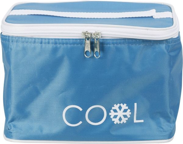 Koopman Thermobehälter Kühltasche Kühlbox Mini Getränkekühler Isotasche 15 x 21 x 15 cm Bunt, Polyester, (1-tlg), Blau, 4L Volumen, mit Tragegriff, Camping