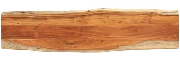 vidaXL Tischplatte 160x40x3,8cm Rechteckig Massivholz Akazie Baumkante 370640