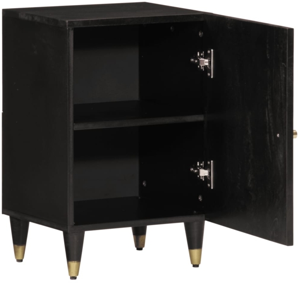 vidaXL Badschrank 38x33x58 cm Massivholz Mango 358341