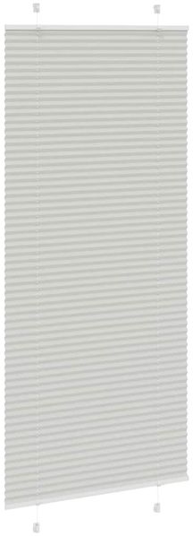 vidaXL Plissee Hellgrau 95x200 cm Stoffbreite 94,4 cm Polyester 4015363 Bild 3