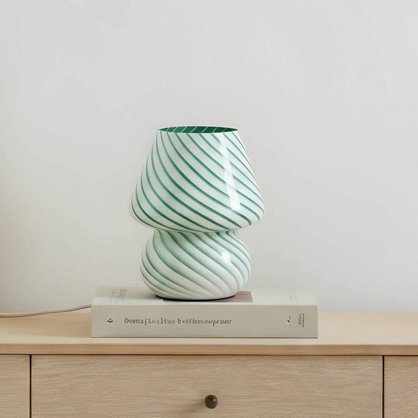 Lindby Tischleuchte Andriana, Glas Grün IP20, 1 x 10 W LED
