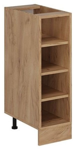 Küchenregal R-Line Goldkraft Eiche 25 cm ohne Arbeitsplatte Vicco Bild 4