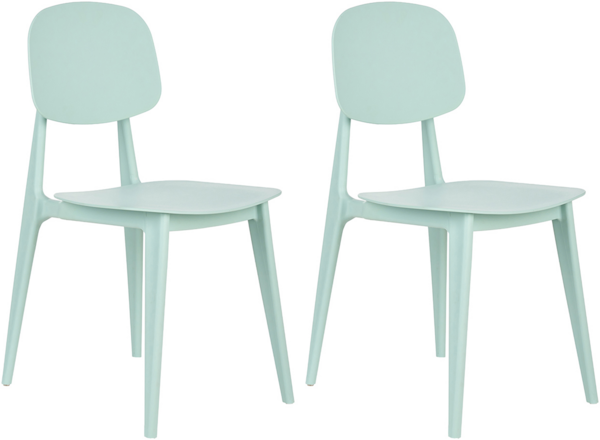 Gartenstuhl 2er Set KATTAVIA Mintgrün