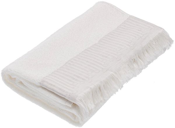 Dekoria Badetuch Trevor 70x140cm white grey