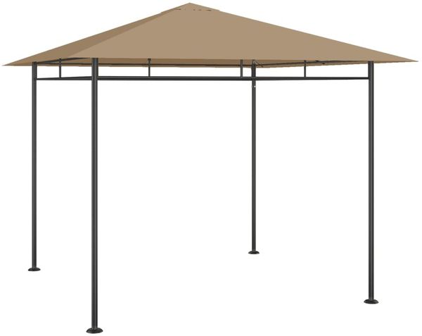 vidaXL Pavillon 3x3x2,7 m Taupe 180 g/m² 313919