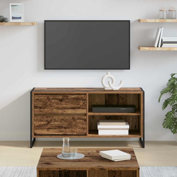vidaXL TV-Schränk Altholz 100 x 36 x 49,5 cm Holzwerkstoff 886562