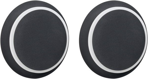 Wandlampe 2er Set SEMNON LED Metall Schwarz