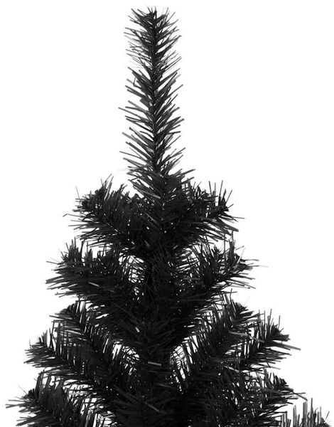 vidaXL Weihnachtsbaum mit 300 LEDs mit Ständer Schwarz 180 cm PVC 3396478 Bild 11
